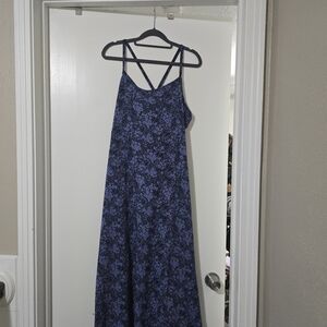 Pact Women's Solstice Floral Fit & Flare Midi Dress R2